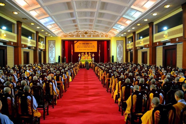Học viện Phật giáo VN tại TP.Hà Nội, đại diện Thiền phái Trúc Lâm tưởng niệm Đức Pháp chủ GHPGVN