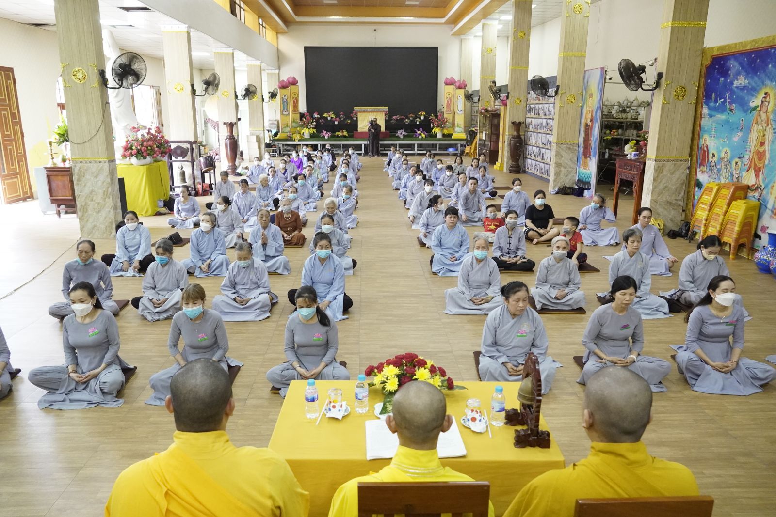 Biên Hòa: Chùa Trúc Lâm Viên Nghiêm tổ chức Khóa tu Phúc lạc kỳ 34 - năm 2023