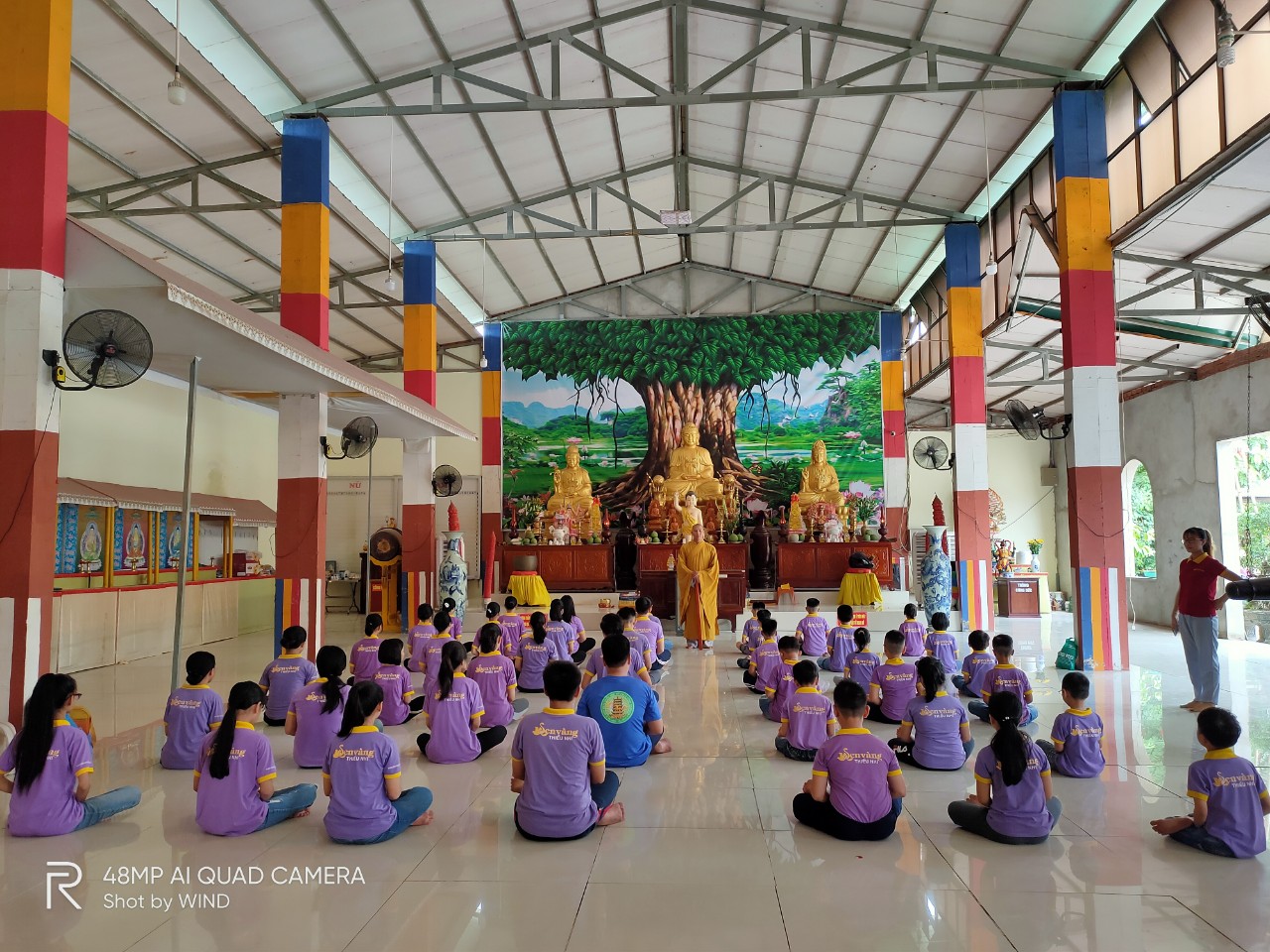 Biên Hòa: Gia đình Thiếu nhi Sen Vàng chùa Trúc Lâm Viên Nghiêm trở lại sinh hoạt sau dịch bệnh Covid-19