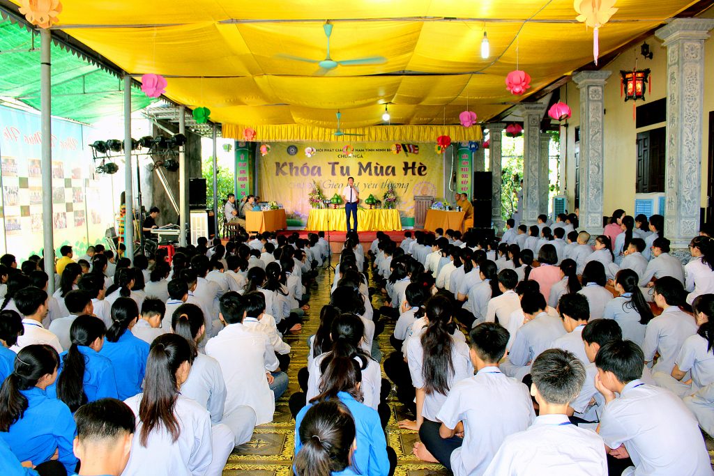 Ninh Bình: Khóa tu mùa hè “Gieo Hạt Yêu Thương” lần thứ 7 tại chùa Ngã
