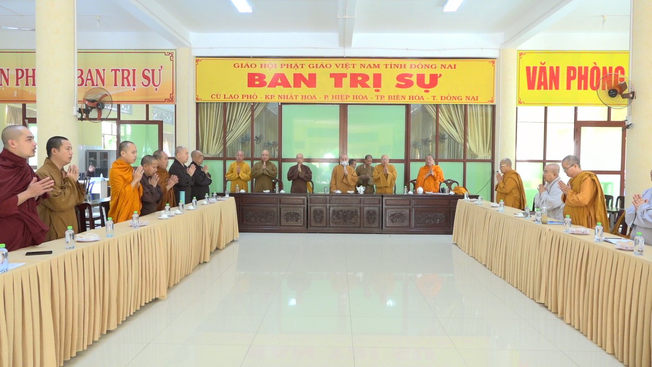 Đồng Nai: Thường trực Ban Trị sự GHPGVN tỉnh họp mặt đầu năm mới Tân Sửu - 2021