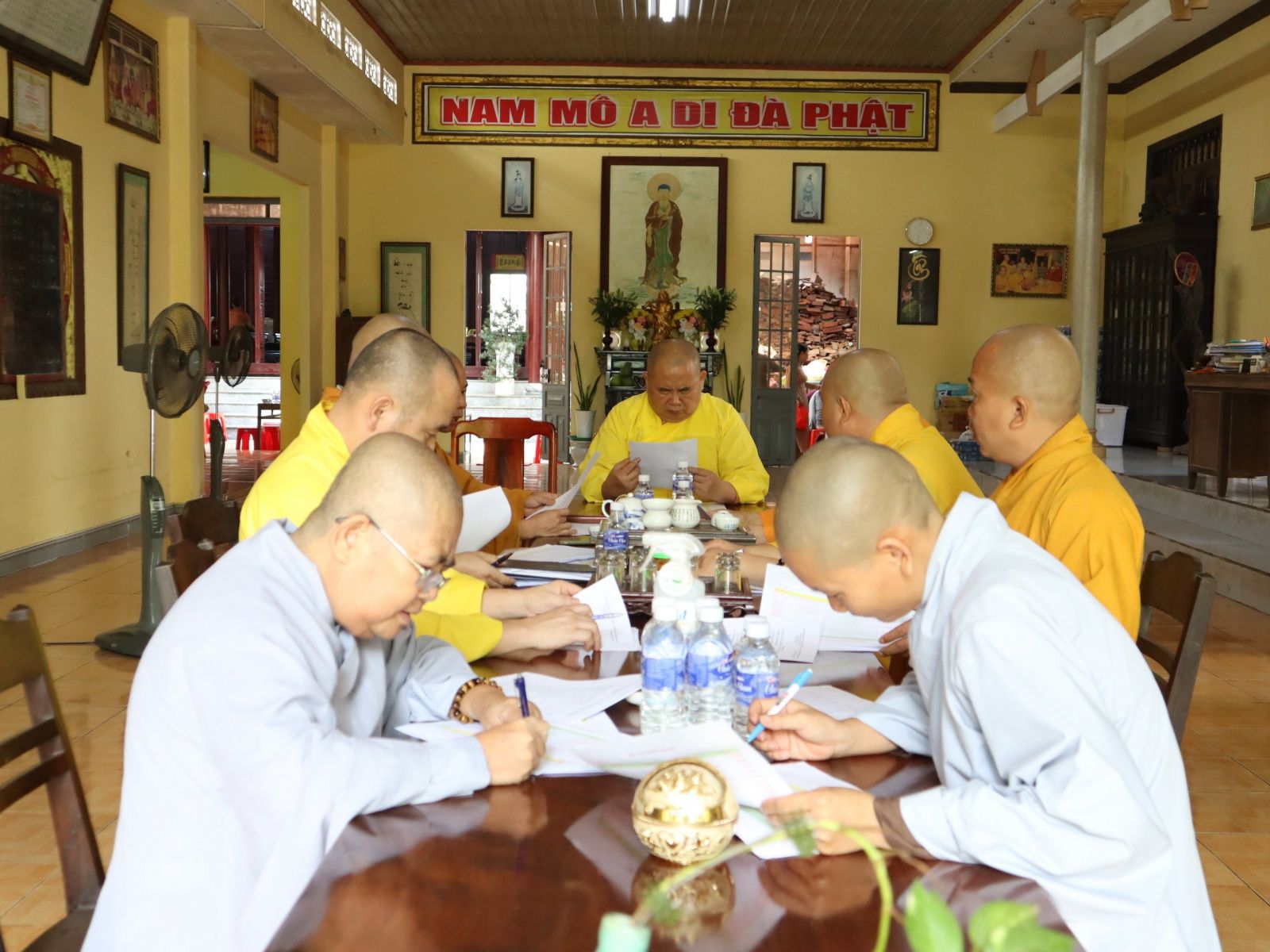 Đồng Nai: Thường trực Ban Trị sự GHPGVN huyện Xuân Lộc họp triển khai kế hoạch tổ chức lễ Tự Tứ, Vu Lan PL. 2566