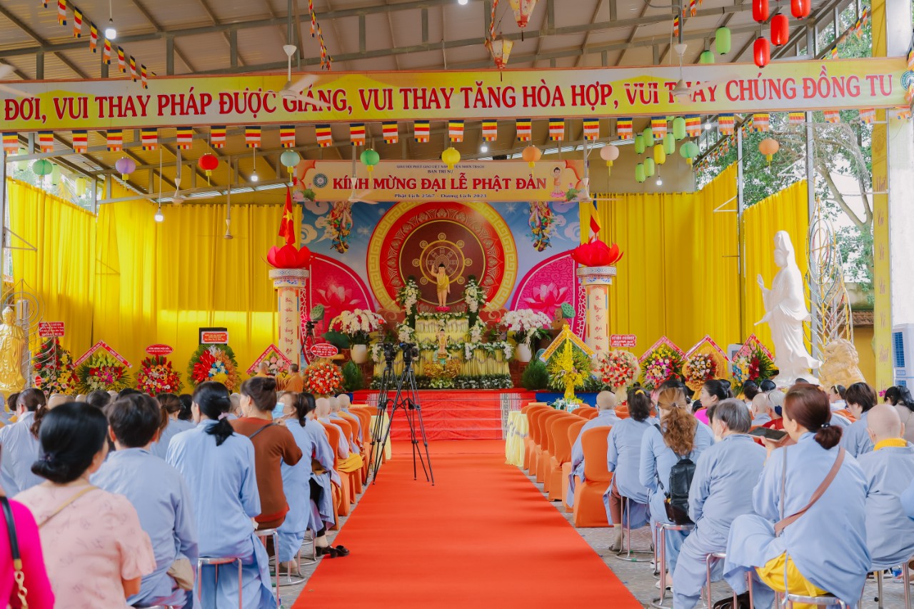 Đồng Nai: Ban Trị sự GHPGVN huyện Nhơn Trạch trang nghiêm kính mừng Đại Lễ Phật Đản PL. 2567- DL. 2023